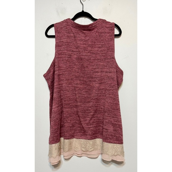 LOGO Lori Goldstein Lagenlook Vest Top Womens Size 2X Cottagecore Romantic Boho - Picture 7 of 8